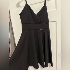 Black cocktail dress